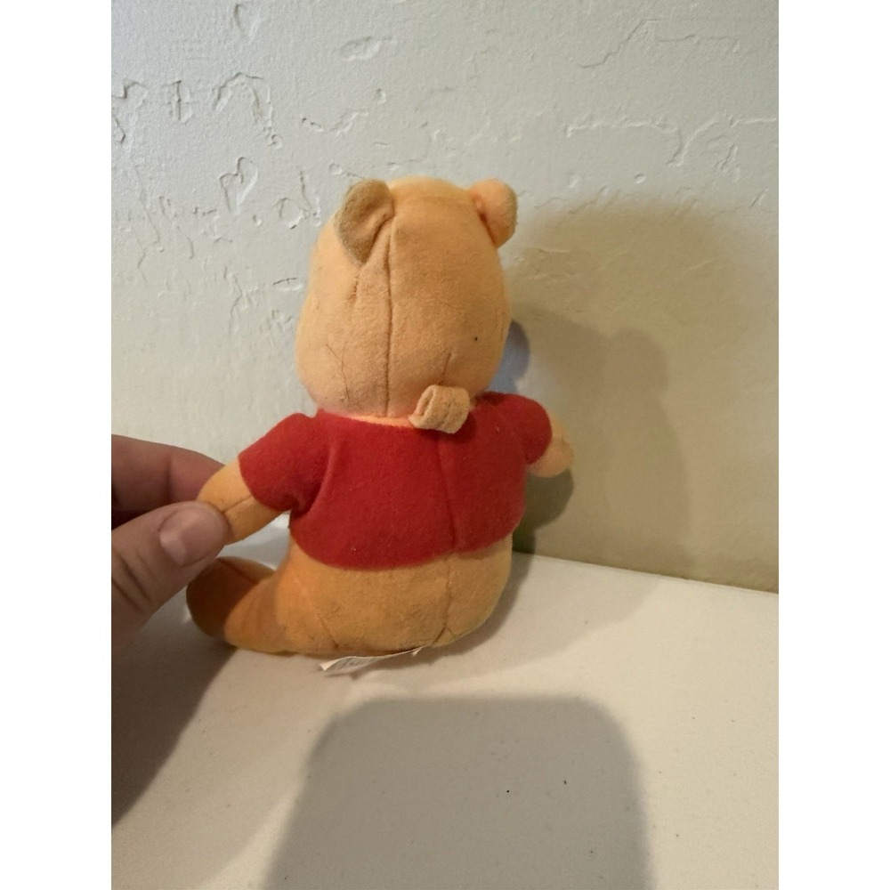 Disney Baby Winnie The Pooh Plush 9" 2003 Kids II Classic Red Shirt - Picture 2 of 5